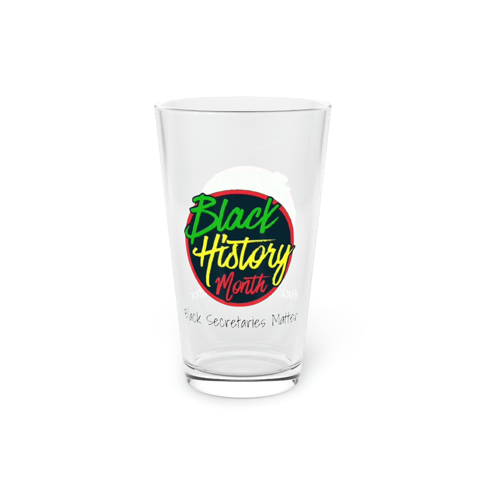 Black Secretaries Matter Pint Glass, 16oz