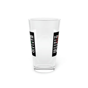 I Celebrate Pint Glass, 16oz