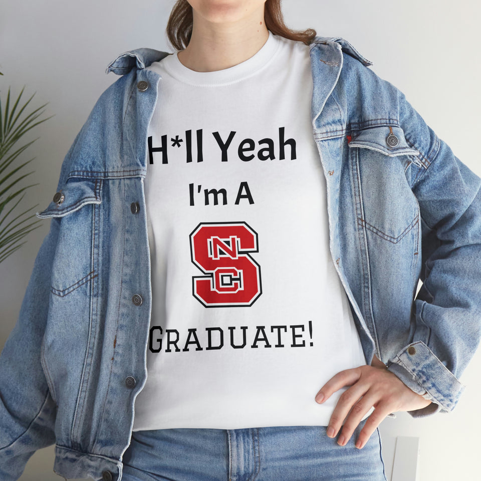 H*ll Yeah! NCSU Grad Unisex Heavy Cotton Tee