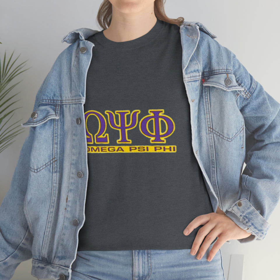 Omega Psi Phi Unisex Heavy Cotton Tee
