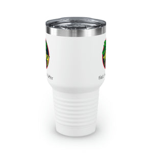 Black Barbers Matter Ringneck Tumbler, 30oz