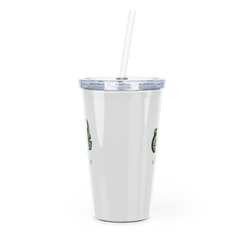 UNCC ALUMNI Plastic Tumbler with Straw