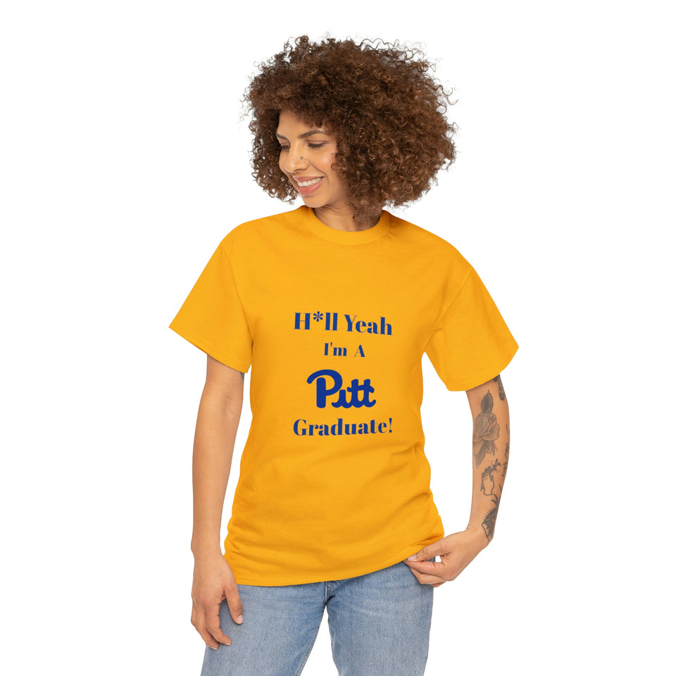 H*ll Yeah! University of Pittsburgh Unisex Heavy Cotton Tee