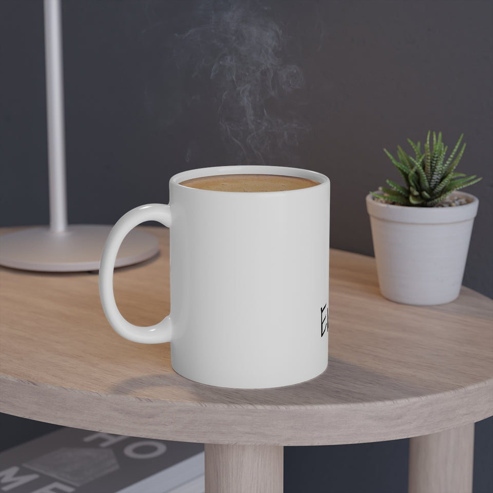 I Am Enough White Mug, 11oz