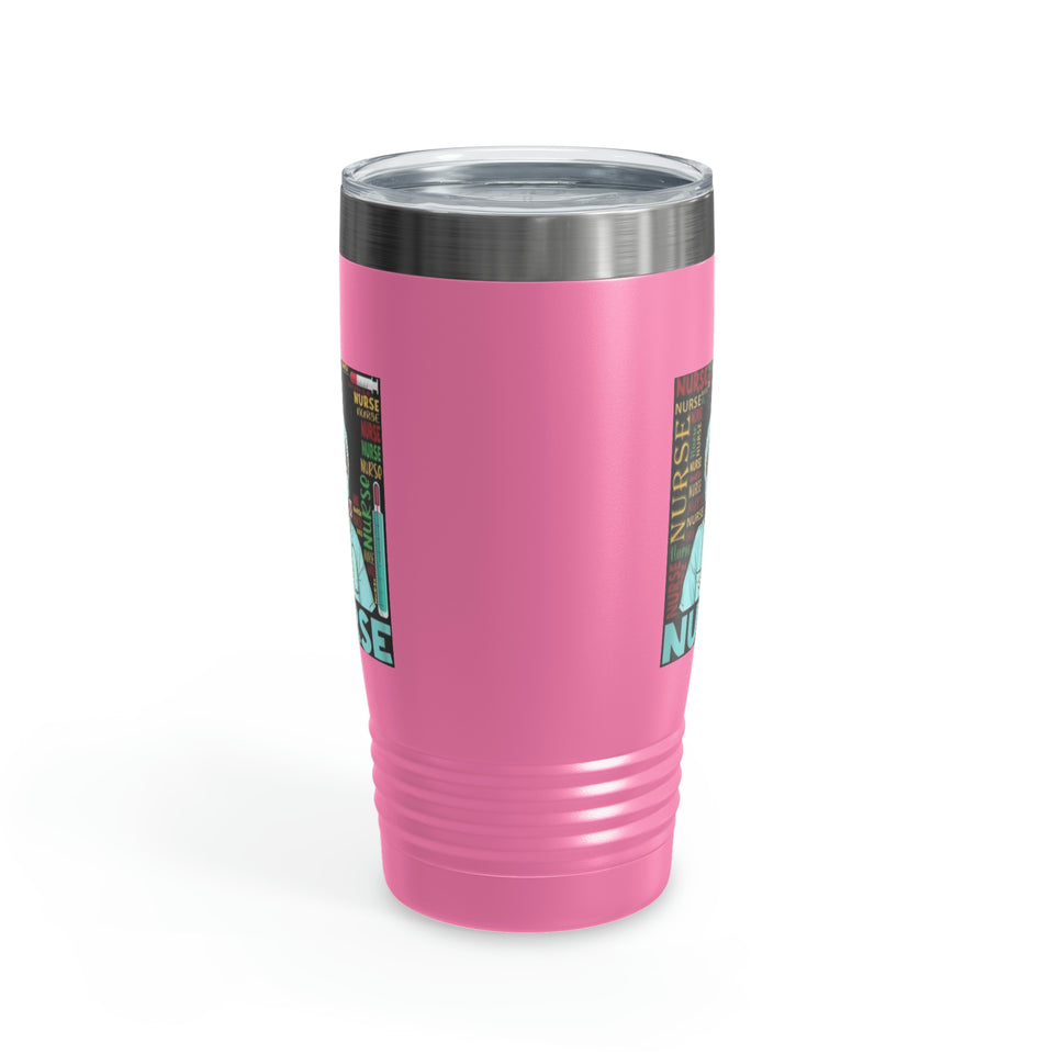 Black Nurse Ringneck Tumbler, 20oz