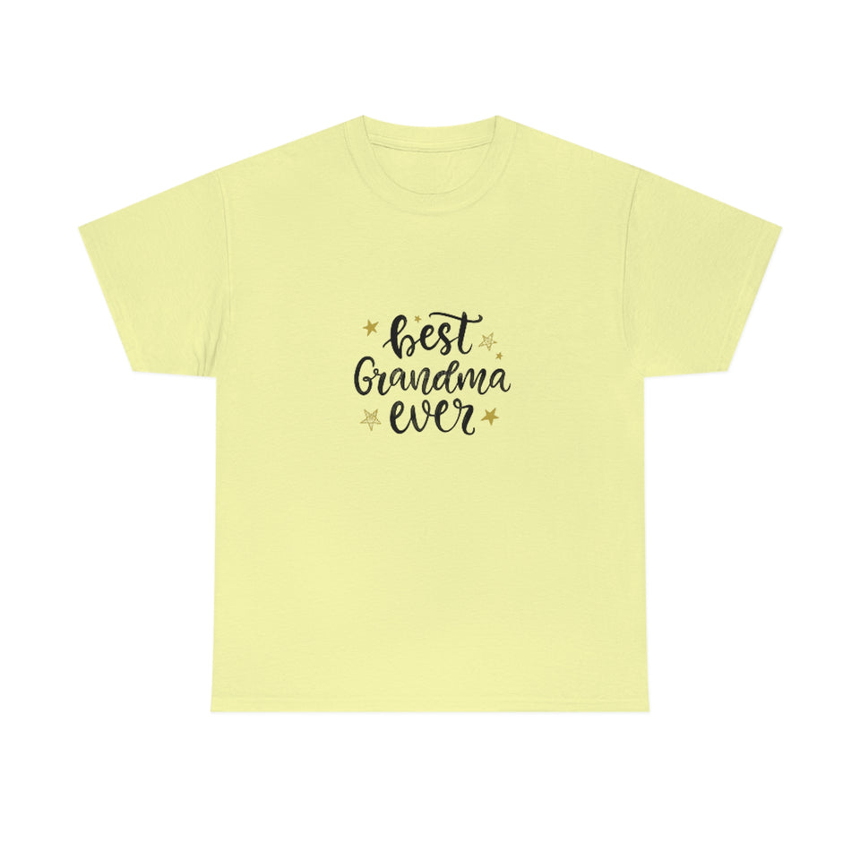 Best Grandma Ever Unisex Heavy Cotton Tee