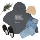 SHE IS Unisex Heavy Blend™ Hooded Sweatshirt