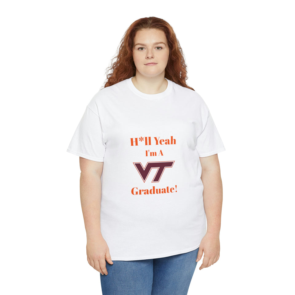 H*ll Yeah! Virginia Tech Unisex Heavy Cotton Tee