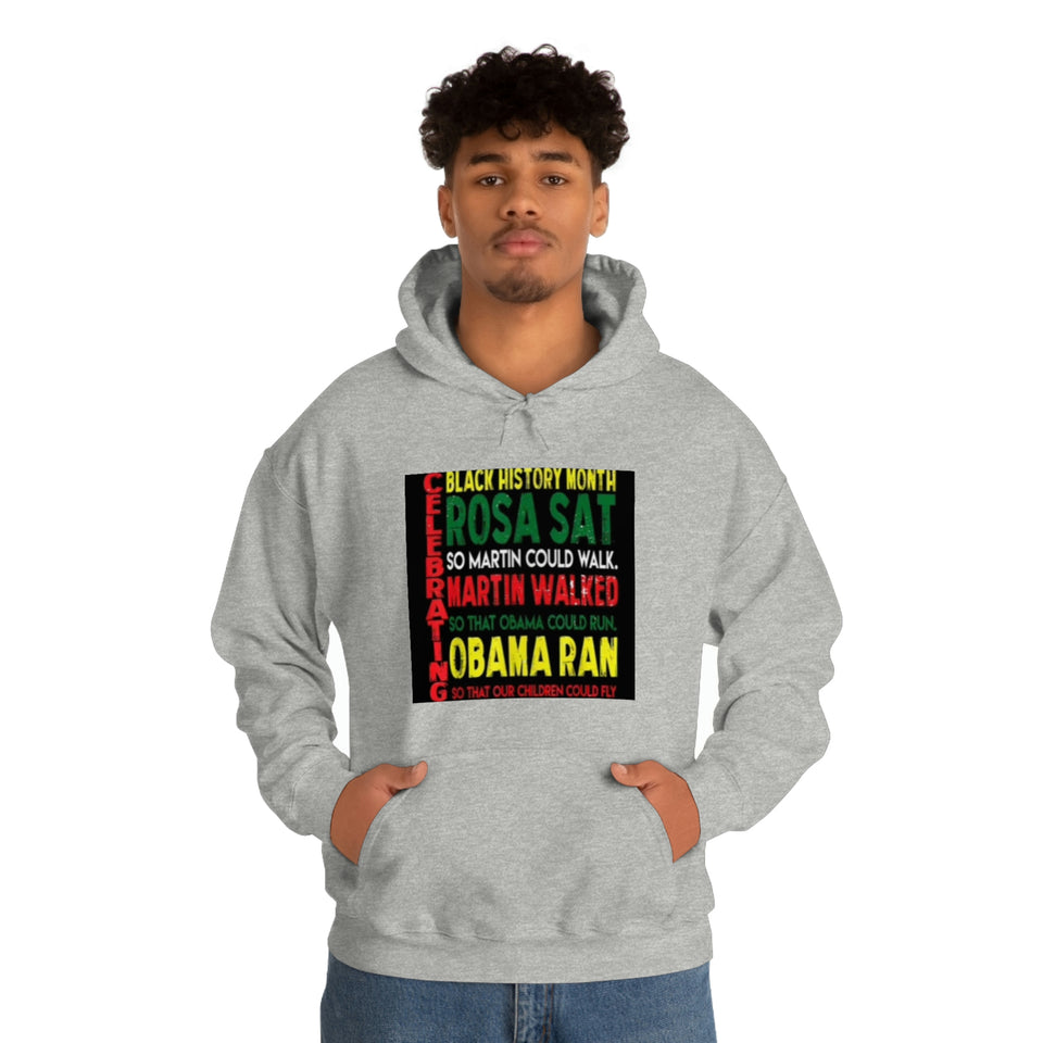 Celebrating Black History Month Unisex Heavy Blend™ Hooded Sweatshirt