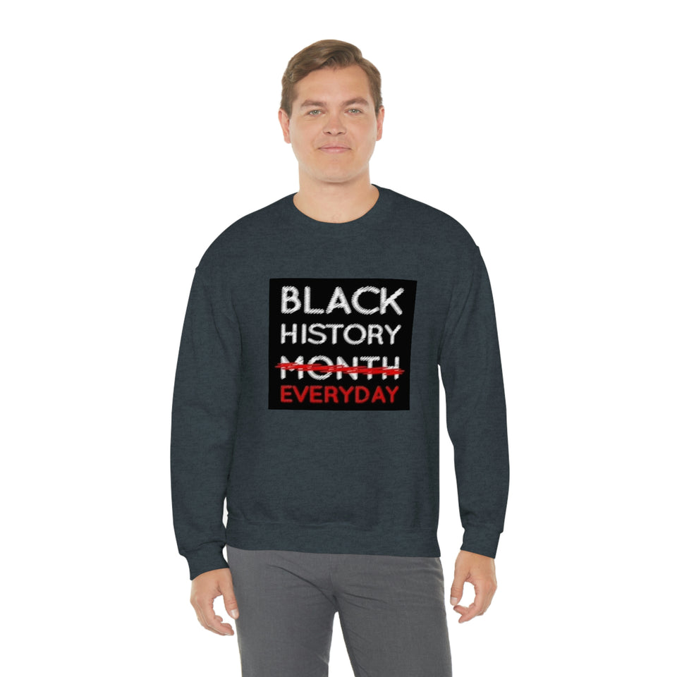 Black History Everyday Unisex Heavy Blend™ Crewneck Sweatshirt