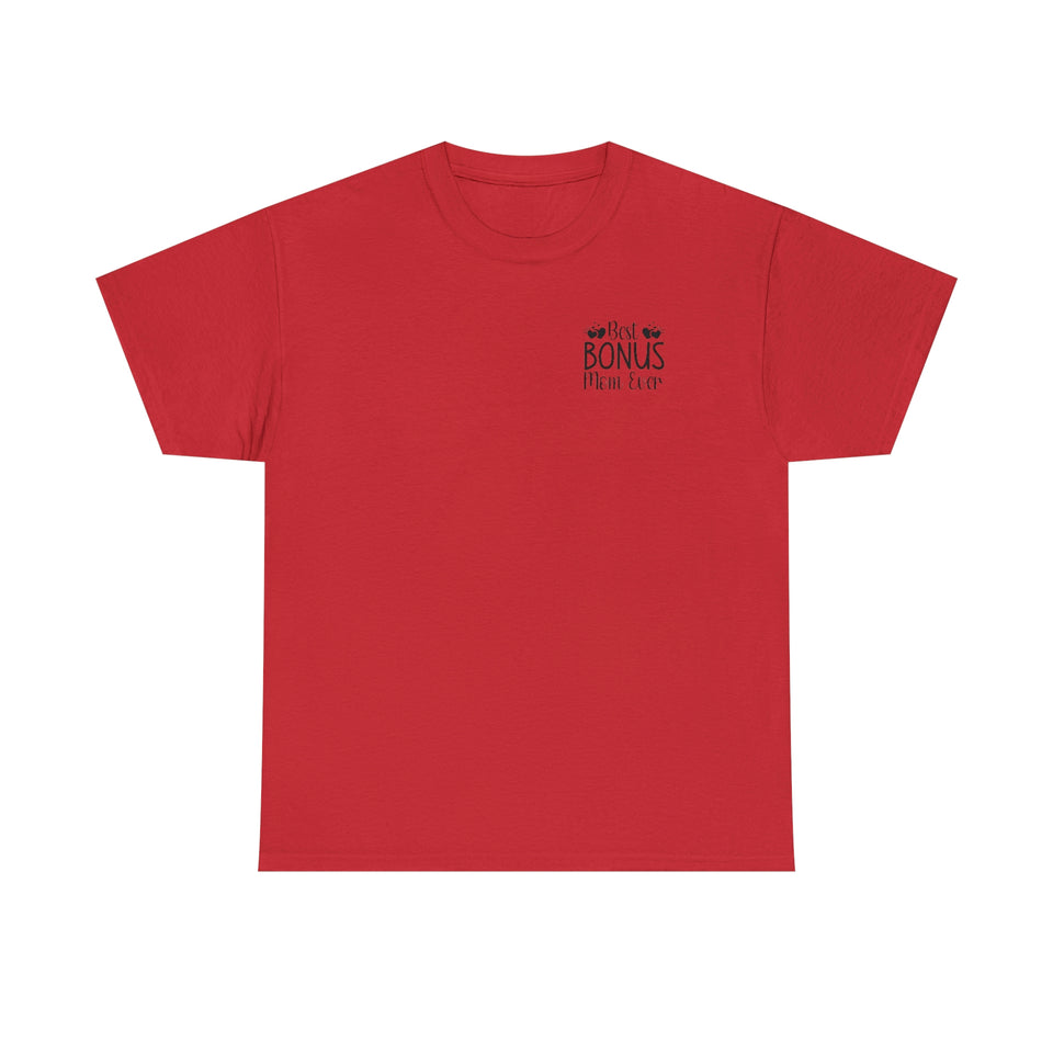 Best Bonus Mom Ever Unisex Heavy Cotton Tee