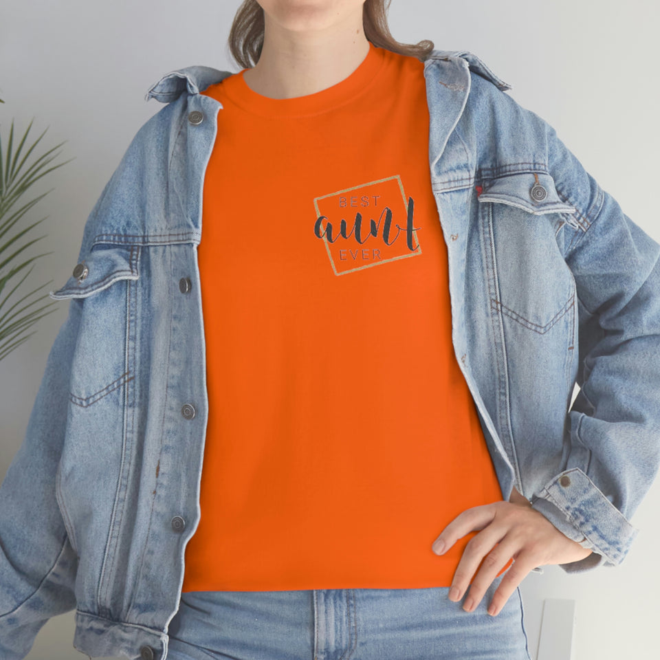 Best Aunt Ever Unisex Heavy Cotton Tee