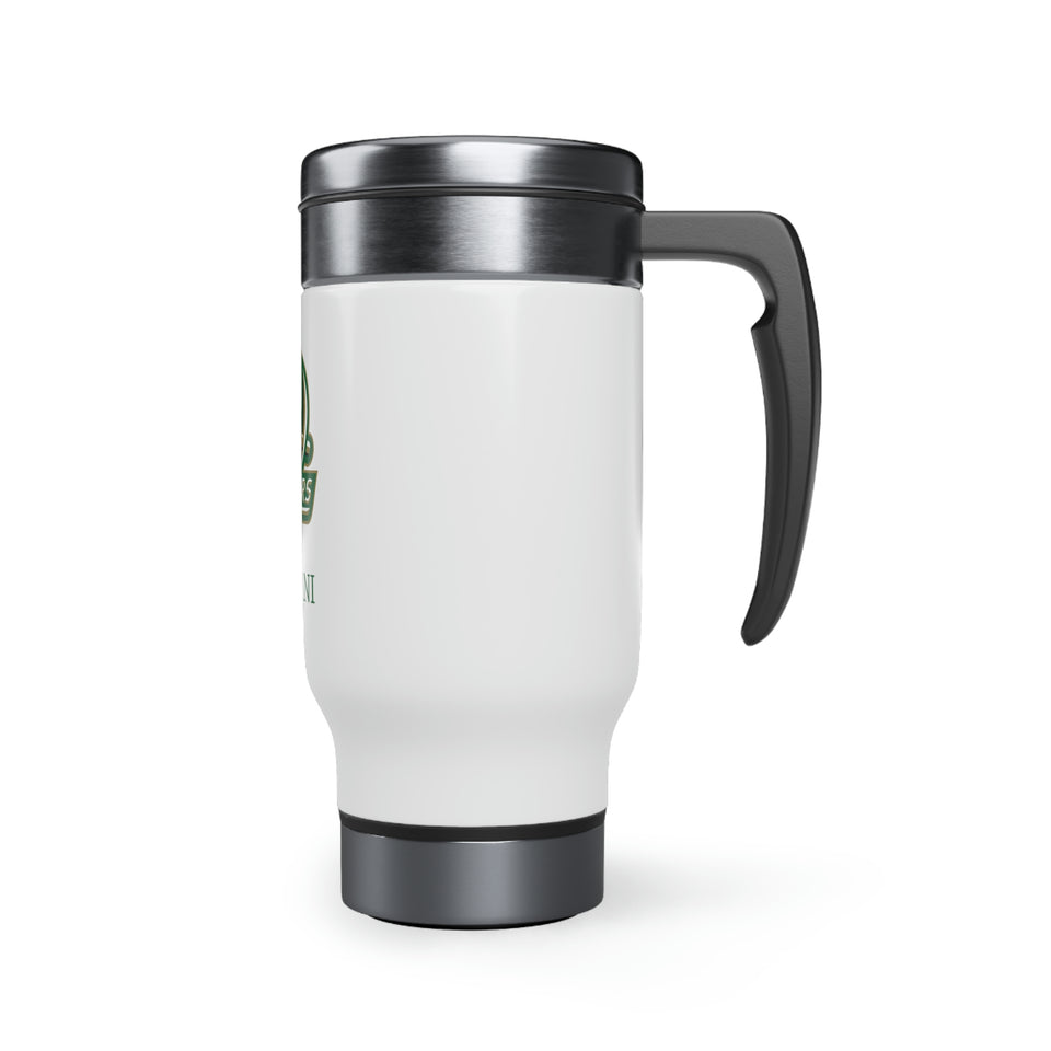 UNCC ALUMNI Stainless Steel Travel Mug with Handle, 14oz