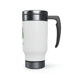 UNCC ALUMNI Stainless Steel Travel Mug with Handle, 14oz