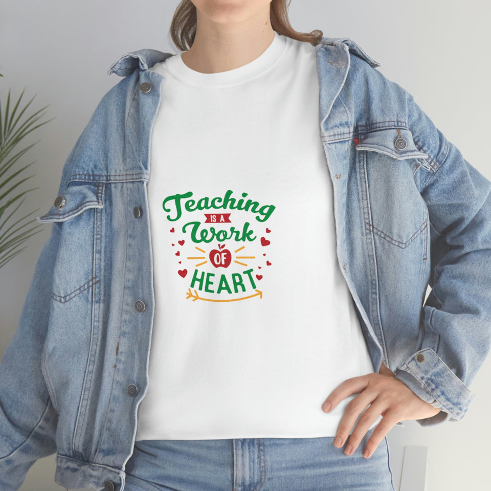 Work of Heart Cotton Tee