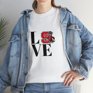 LOVE NCSU Unisex Heavy Cotton Tee