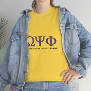 Omega Psi Phi Unisex Heavy Cotton Tee
