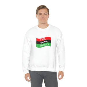 I Am Black History Unisex Heavy Blend™ Crewneck Sweatshirt