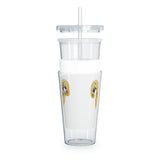 Highland Tech Plastic Tumbler with Straw