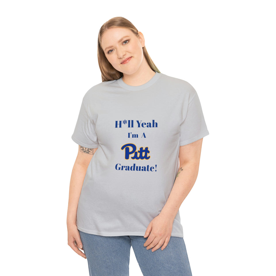 H*ll Yeah! University of Pittsburgh Unisex Heavy Cotton Tee