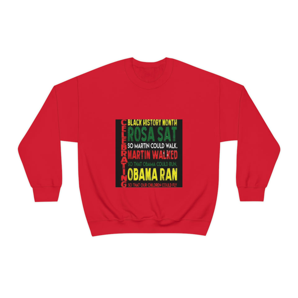 Celebrating Black History Month Unisex Heavy Blend™ Crewneck Sweatshirt