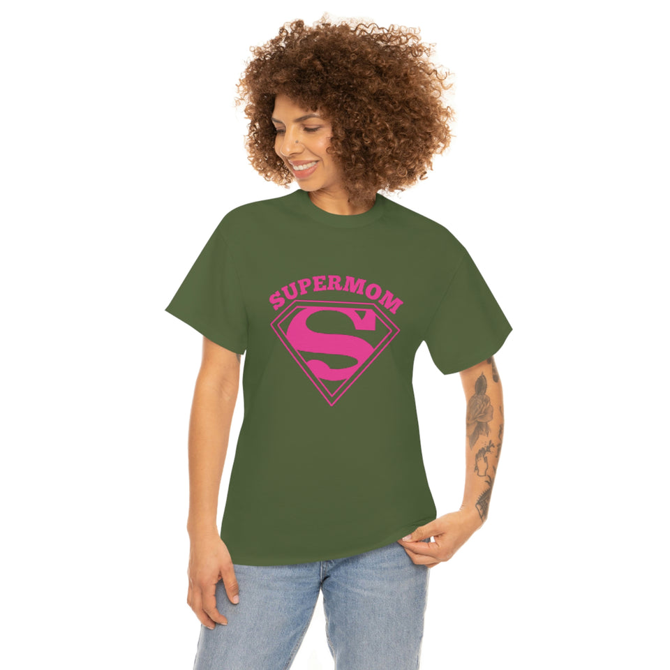 Super Mom Unisex Heavy Cotton Tee