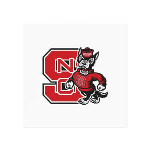 NC State Square Magnet