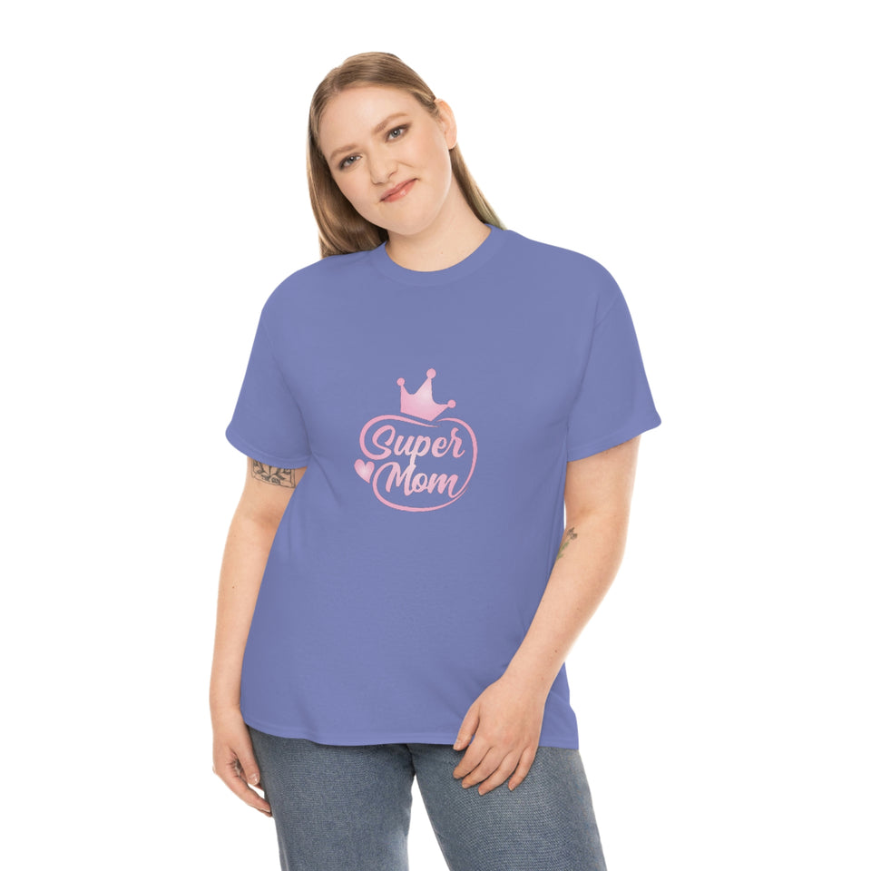 Super Mom Unisex Heavy Cotton Tee