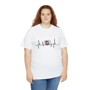 Belmont Abbey Heartbeat Unisex Heavy Cotton Tee