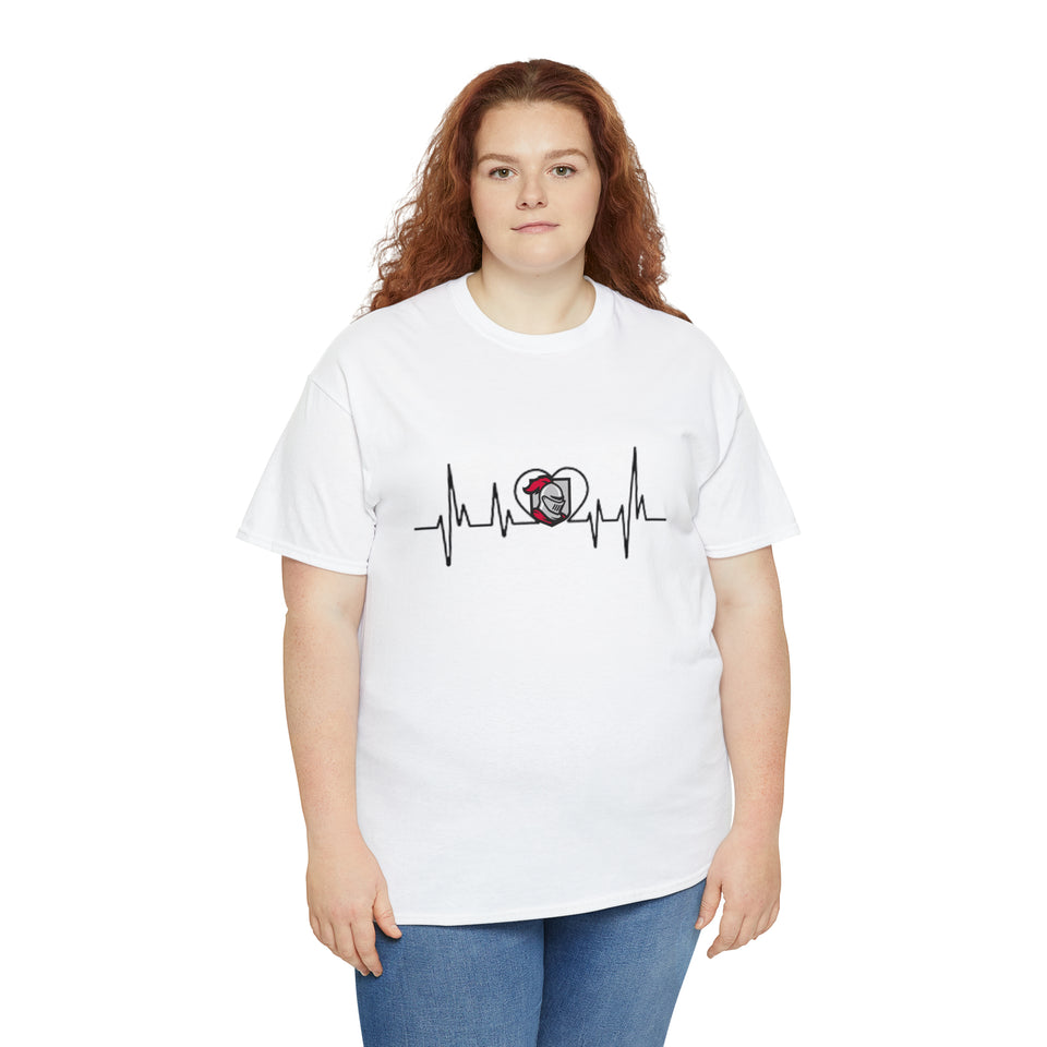 Belmont Abbey Heartbeat Unisex Heavy Cotton Tee