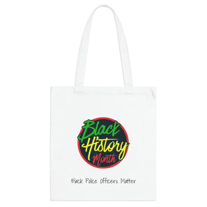 Black Police Officers Matter Tote Bag