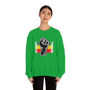 Black Fist Unisex Heavy Blend™ Crewneck Sweatshirt