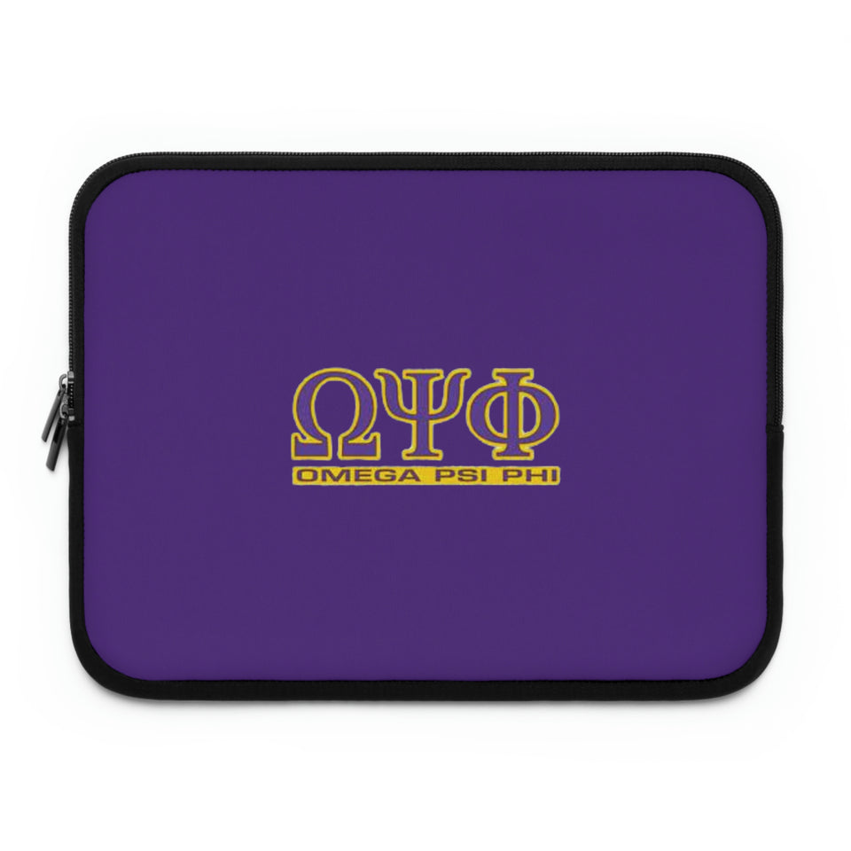 Omega Psi Phi Laptop Sleeve