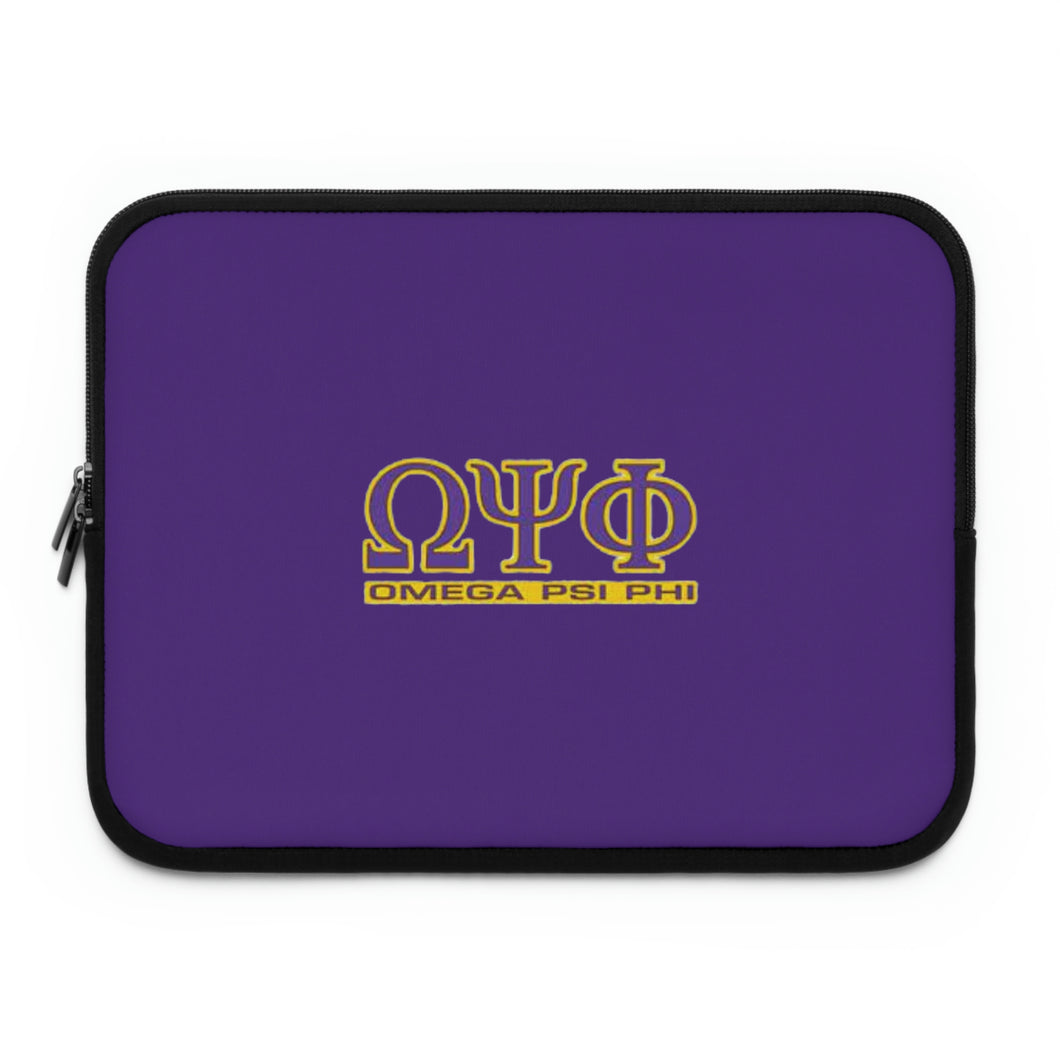 Omega Psi Phi Laptop Sleeve