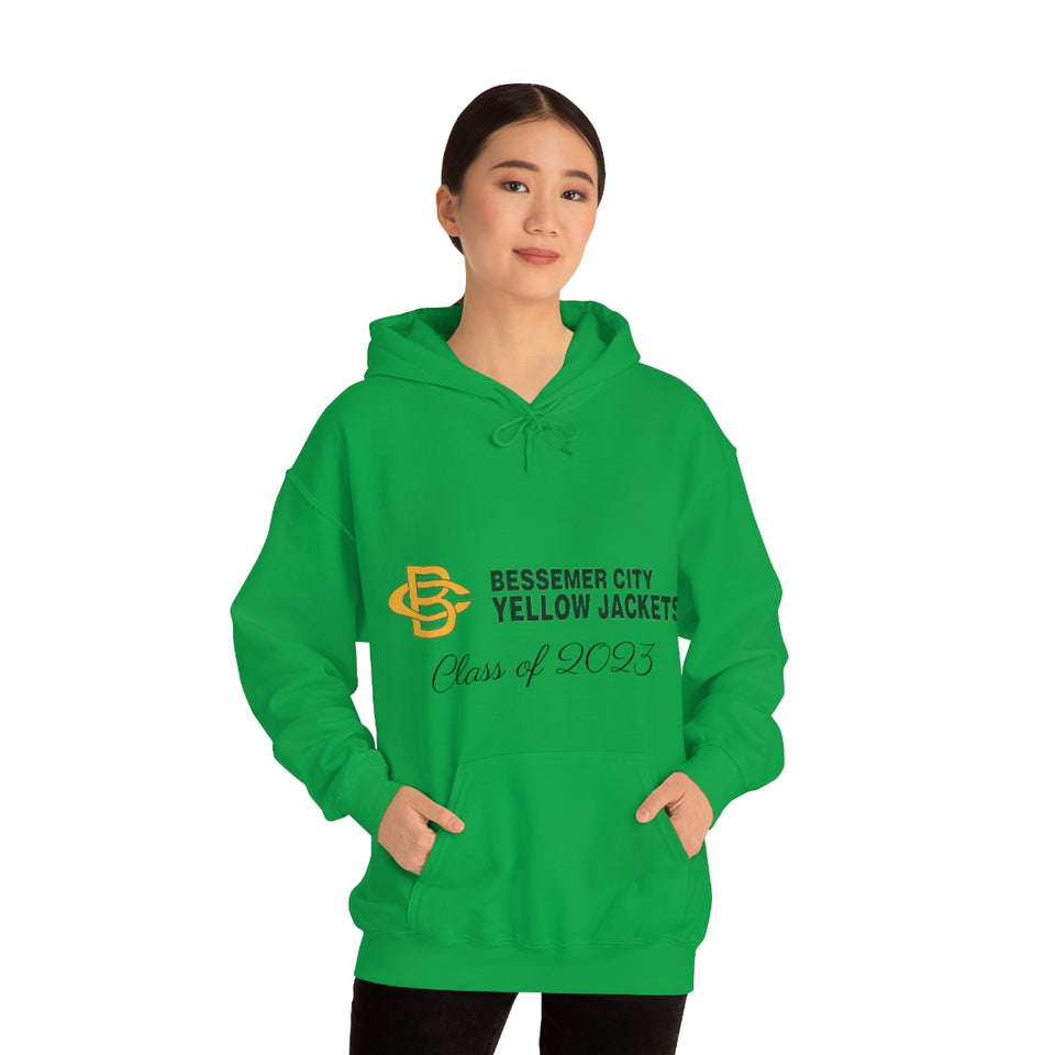 Bessemer City Yellow Jackets Class of 2023 Unisex Heavy Blend™ Hooded Sweatshirt