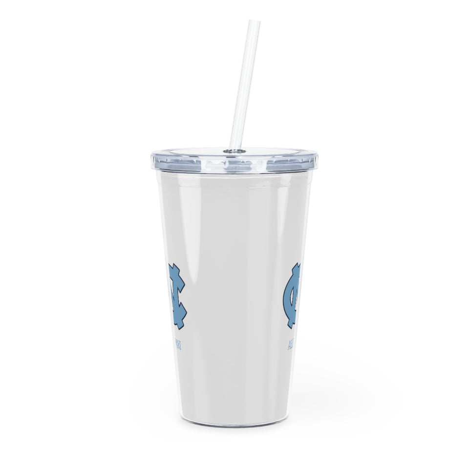 UNC Alumni Plastic Tumbler with Straw