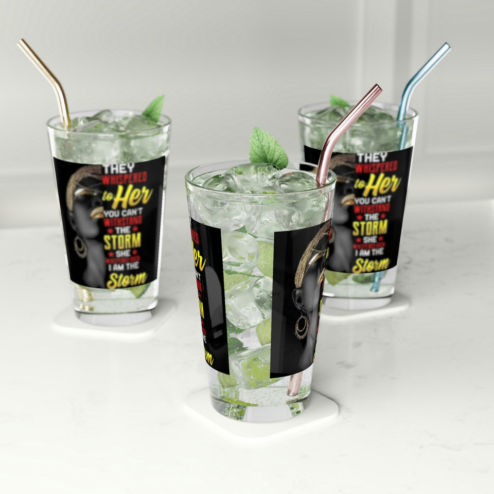 They Whispered Pint Glass, 16oz