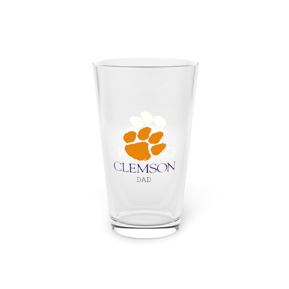 Clemson University Dad Pint Glass, 16oz
