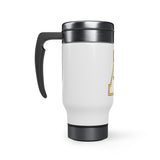 Appalachian State Stainless Steel Travel Mug with Handle, 14oz