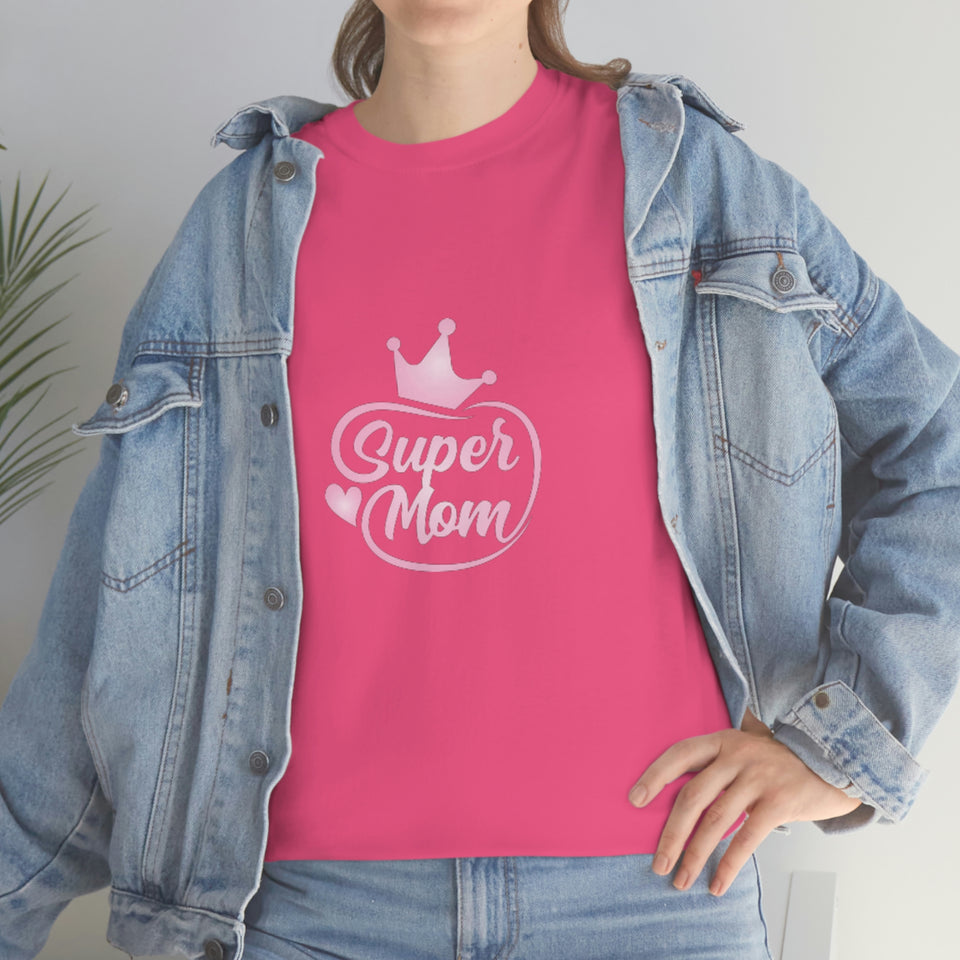 Super Mom Unisex Heavy Cotton Tee