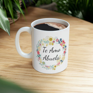 I Love You Grandma Spanish Ceramic Mug 11oz