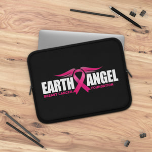 Earth Angel Black Laptop Sleeve