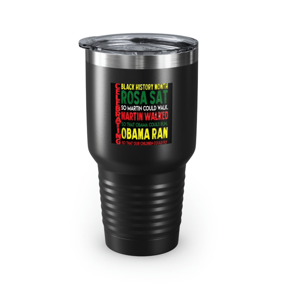 Celebrating Black History Month Ringneck Tumbler, 30oz