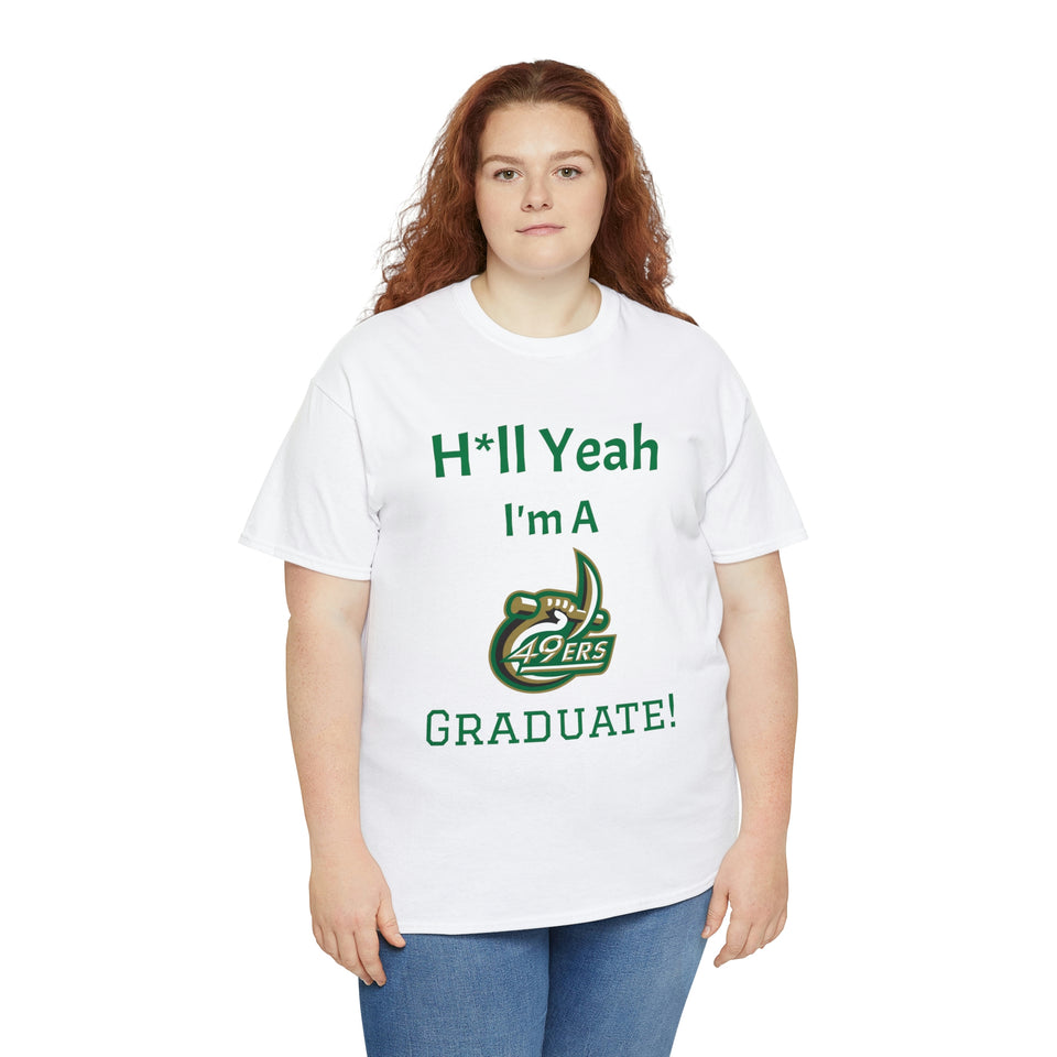 H*ll Yeah! UNC Charlotte Senior Unisex Heavy Cotton Tee