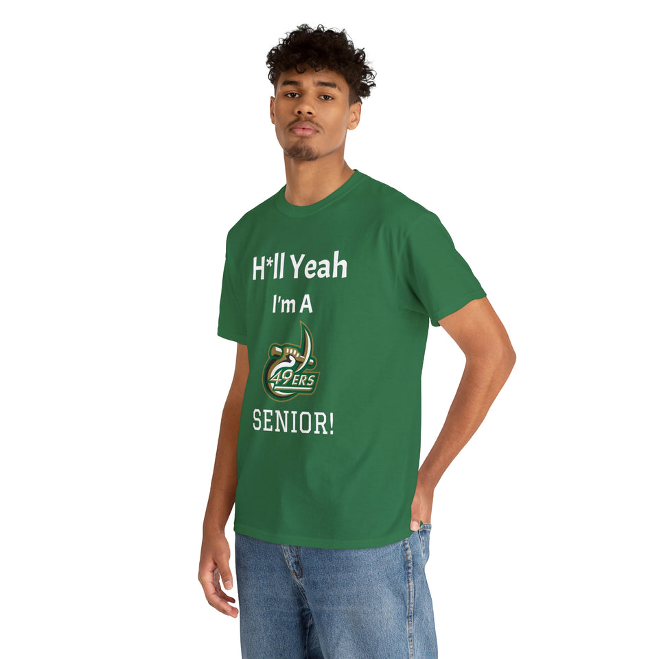 H*ll Yeah! UNC Charlotte Senior Unisex Heavy Cotton Tee