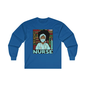 Black Nurse Long Sleeve Tee
