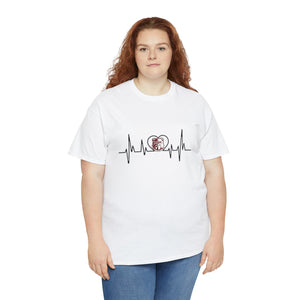 Alabama A&M Heartbeat Unisex Heavy Cotton Tee