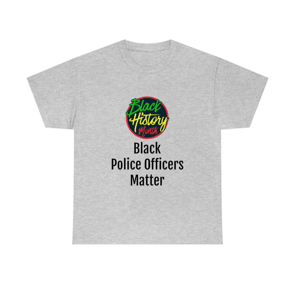 Black Police Officers Matter Cotton Tee