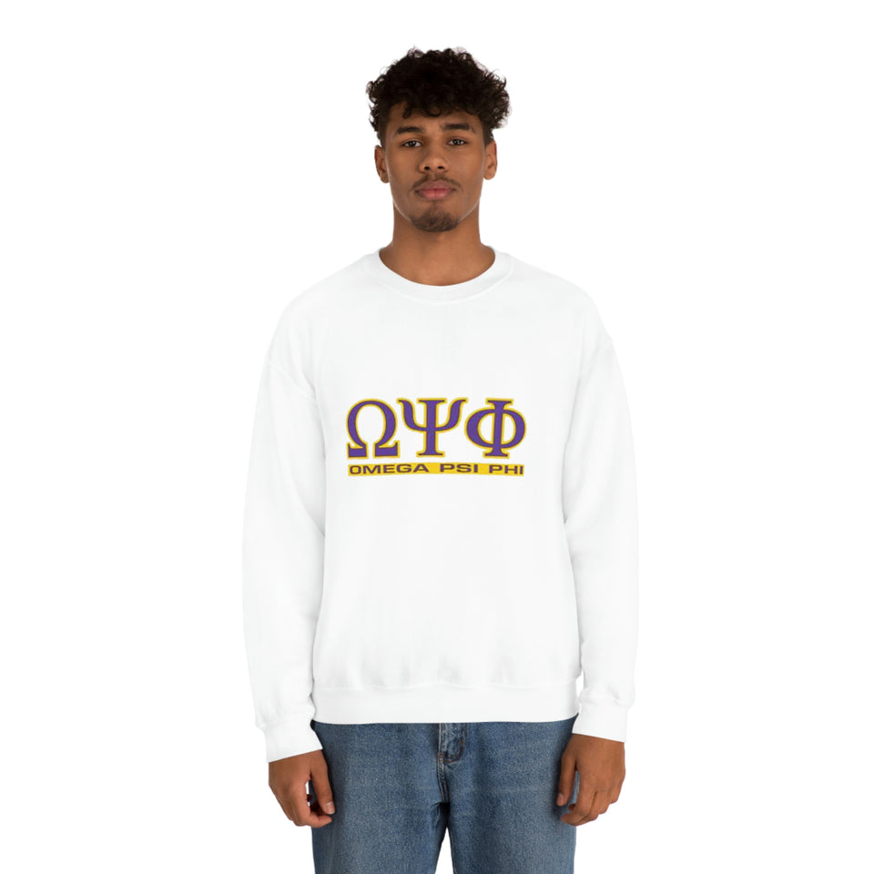 Omega Psi Phi Unisex Heavy Blend™ Crewneck Sweatshirt