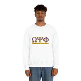 Omega Psi Phi Unisex Heavy Blend™ Crewneck Sweatshirt